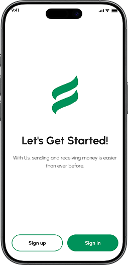 Finexa mobile app onboarding screen
