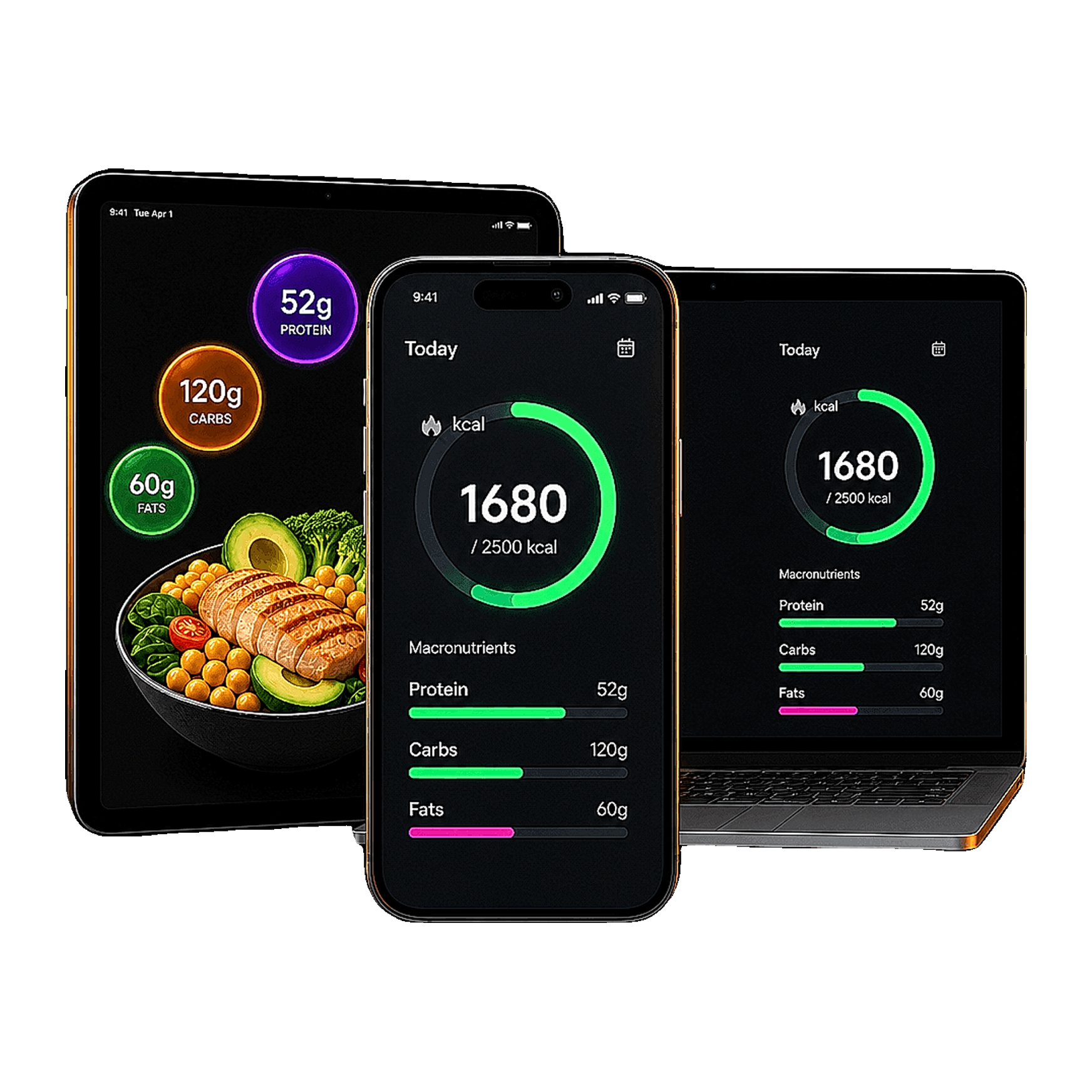 Cross-platform app on phone tablet and laptop